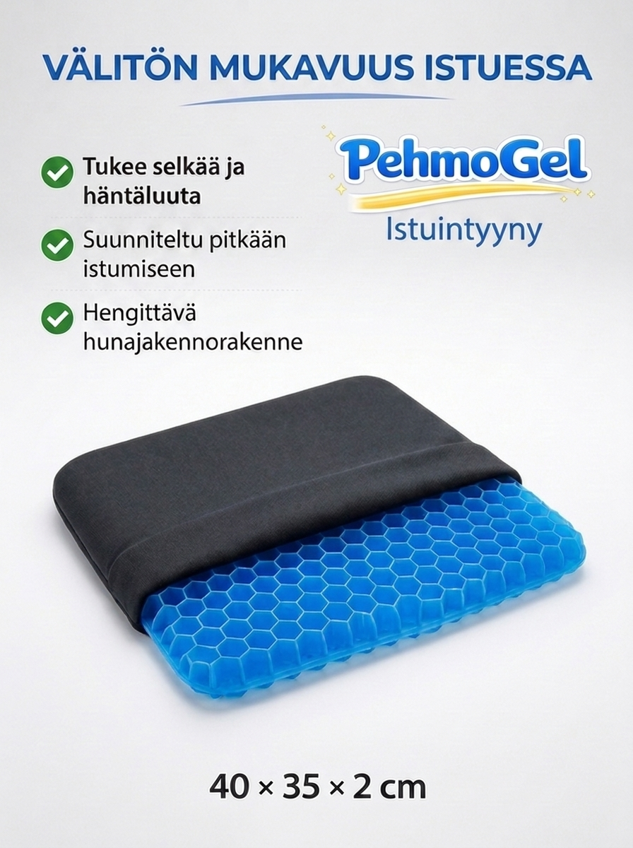 PehmoGel Istuintyyny